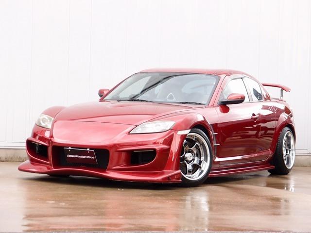 平成18年 RX-8 タイプSスポーツプレステージLTD 6MT SD地デジナビ ETC BL...