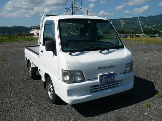 お仕事に大活躍!大人気のサンバートラック入庫しました☆4WD☆