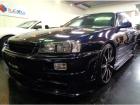 希少ディープマリンブルーパールカラーR34GTRVスペックNISMO仕様エアロ&RB25DET...